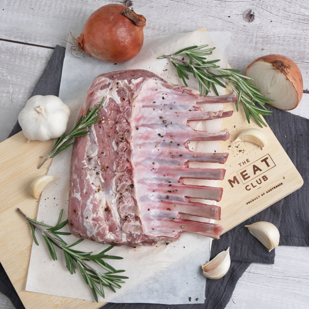 Grass Fed New Zealand Lamb Rack Frenched - Frozen - 450g