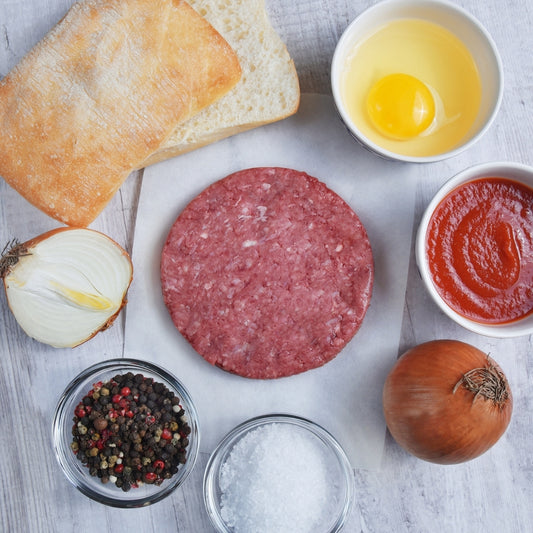 Ready to heat homestyle Wagyu Australian Beef Burger Patty from The Meat Club