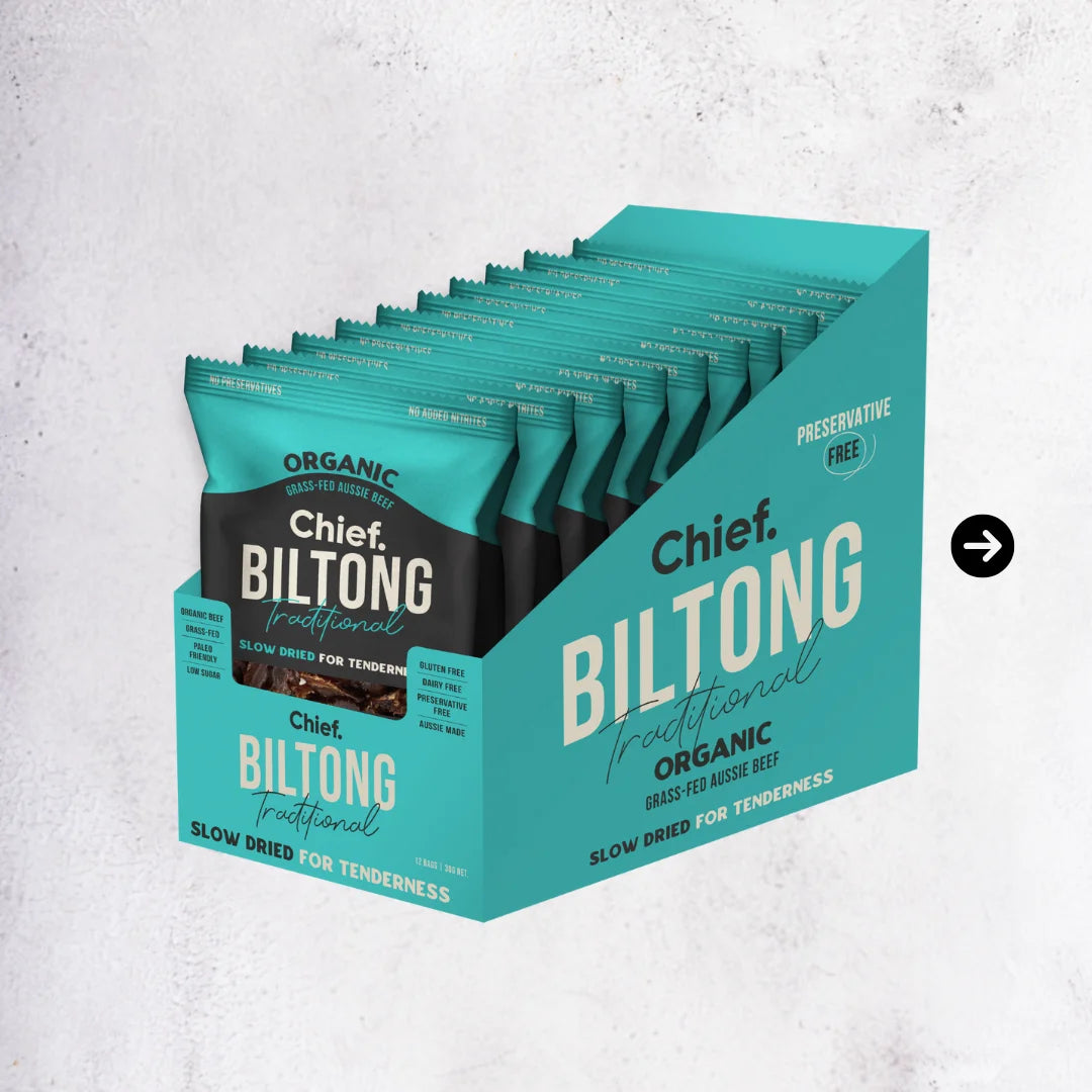 Beef Biltong (Traditional) 12-pack - Australia | 360g