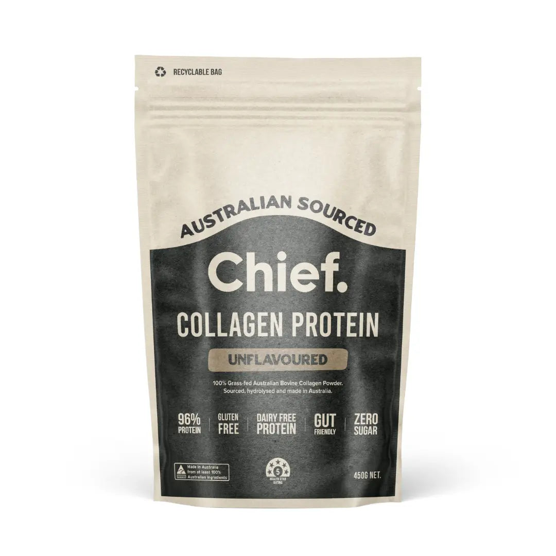 Grass-fed Collagen Protein Powder - Unflavoured (30 serves)