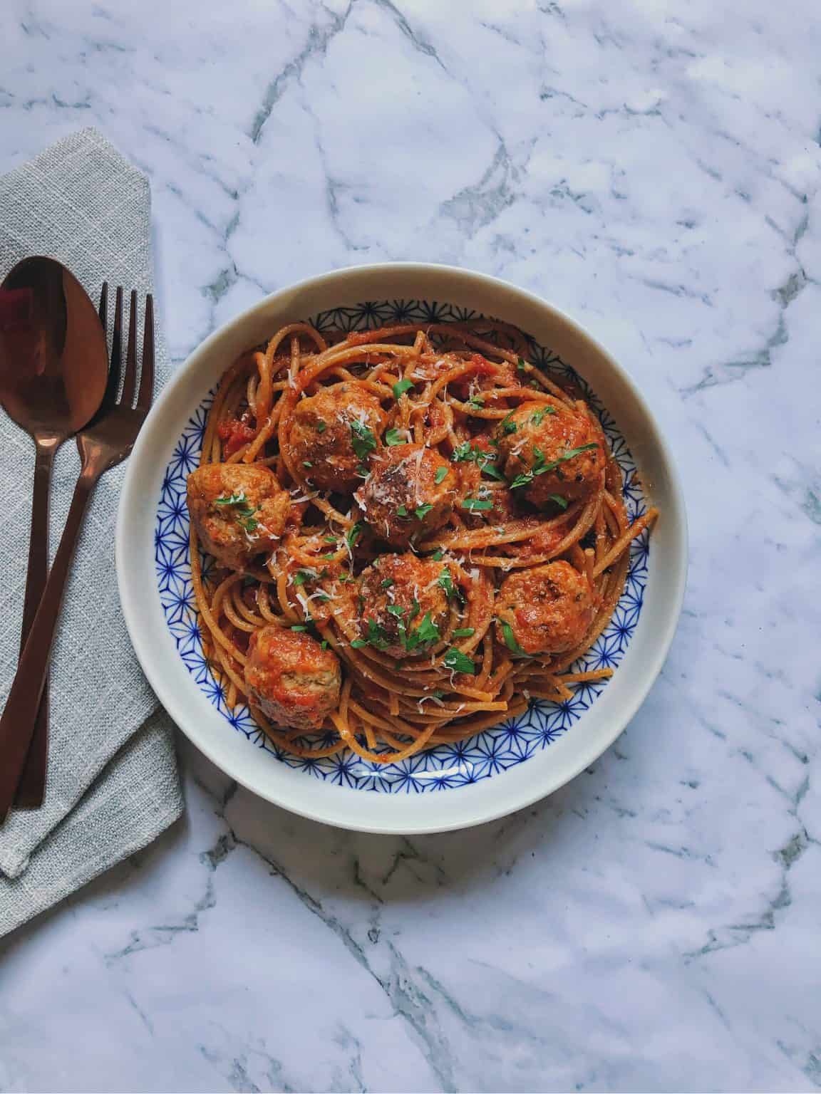 Classic Spaghetti Meatballs Image