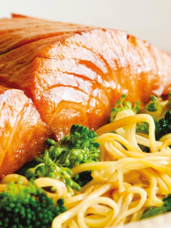 Teriyaki Salmon Pasta Image