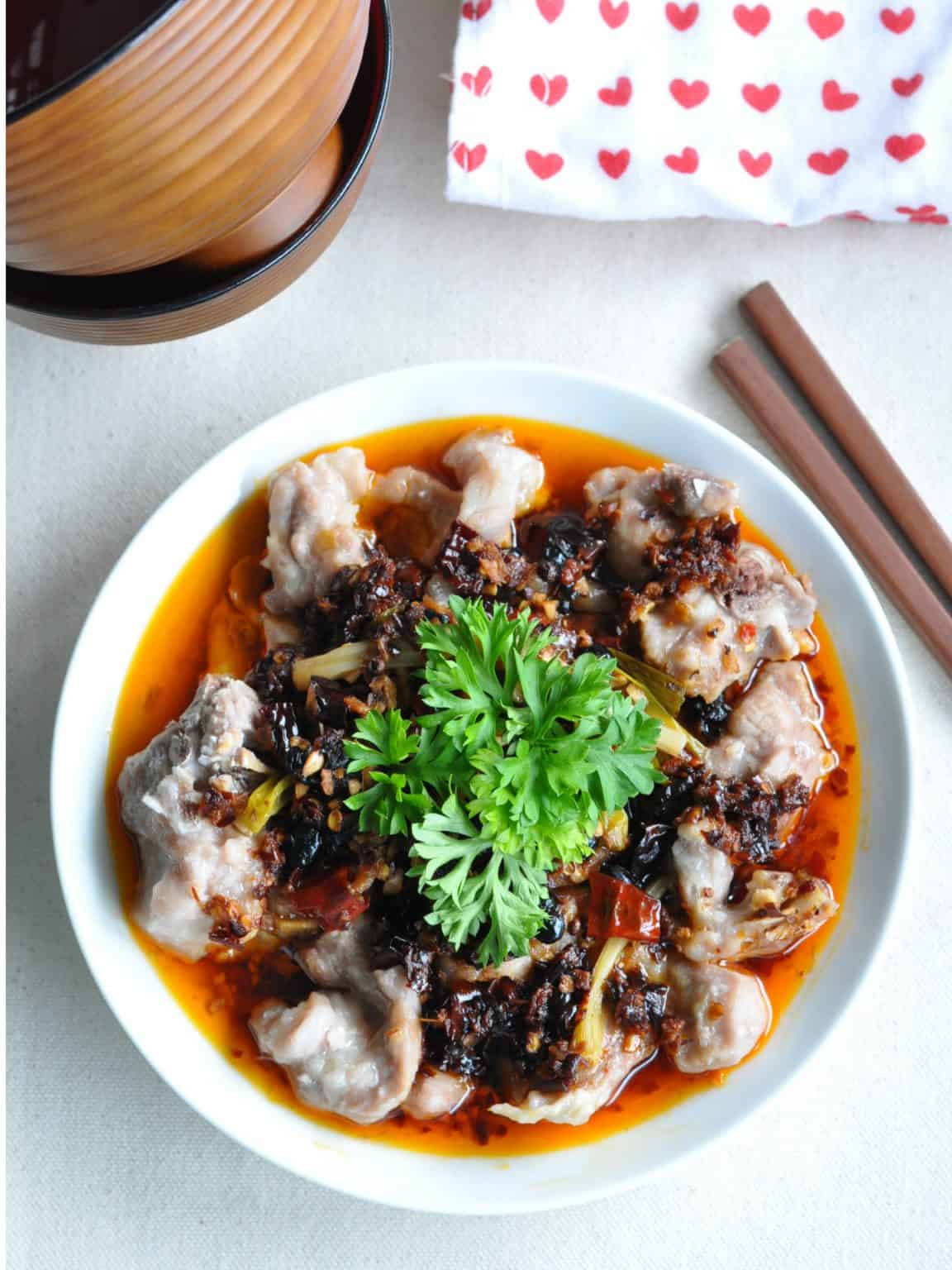 Steamed Szechuan Spicy Pork Spare Ribs Image