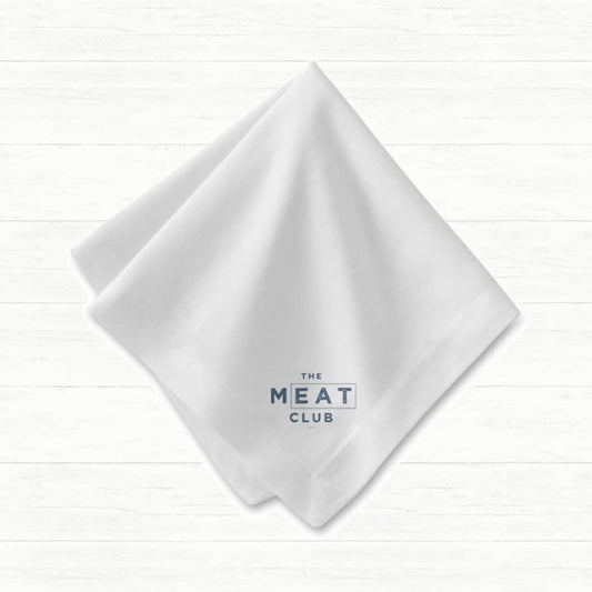The Meat Club Exclusive Cotton Napkins 4 pack from The Meat Club